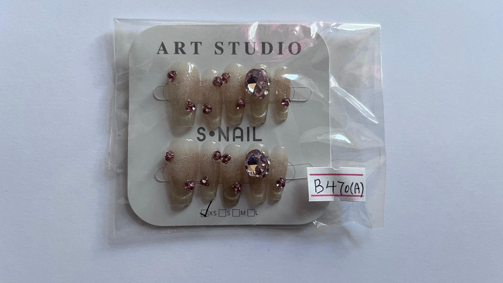 1 set Fake / False Press On Nails B470A