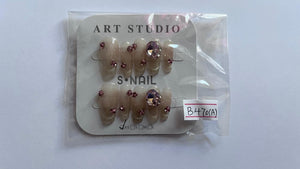 1 set Fake / False Press On Nails B470A