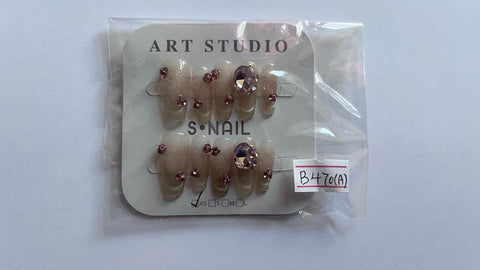 1 set Fake / False Press On Nails B470A