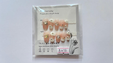 1 set Fake / False Press On Nails B478