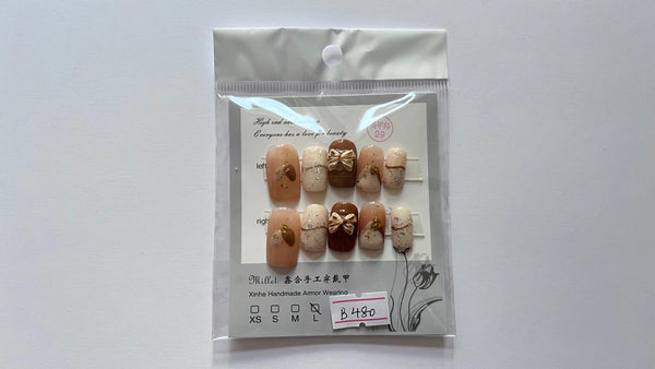 1 set Fake / False Press On Nails B480