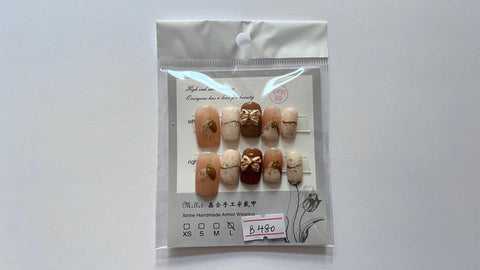 1 set Fake / False Press On Nails B480