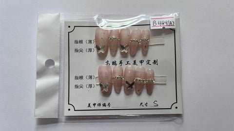 1 set Fake / False Press On Nails B489A