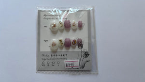 1 set Fake / False Press On Nails B489