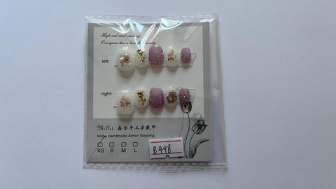 1 set Fake / False Press On Nails B489