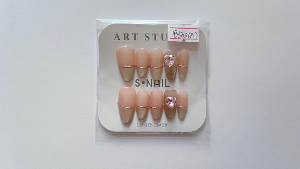 1 set Fake / False Press On Nails B503A