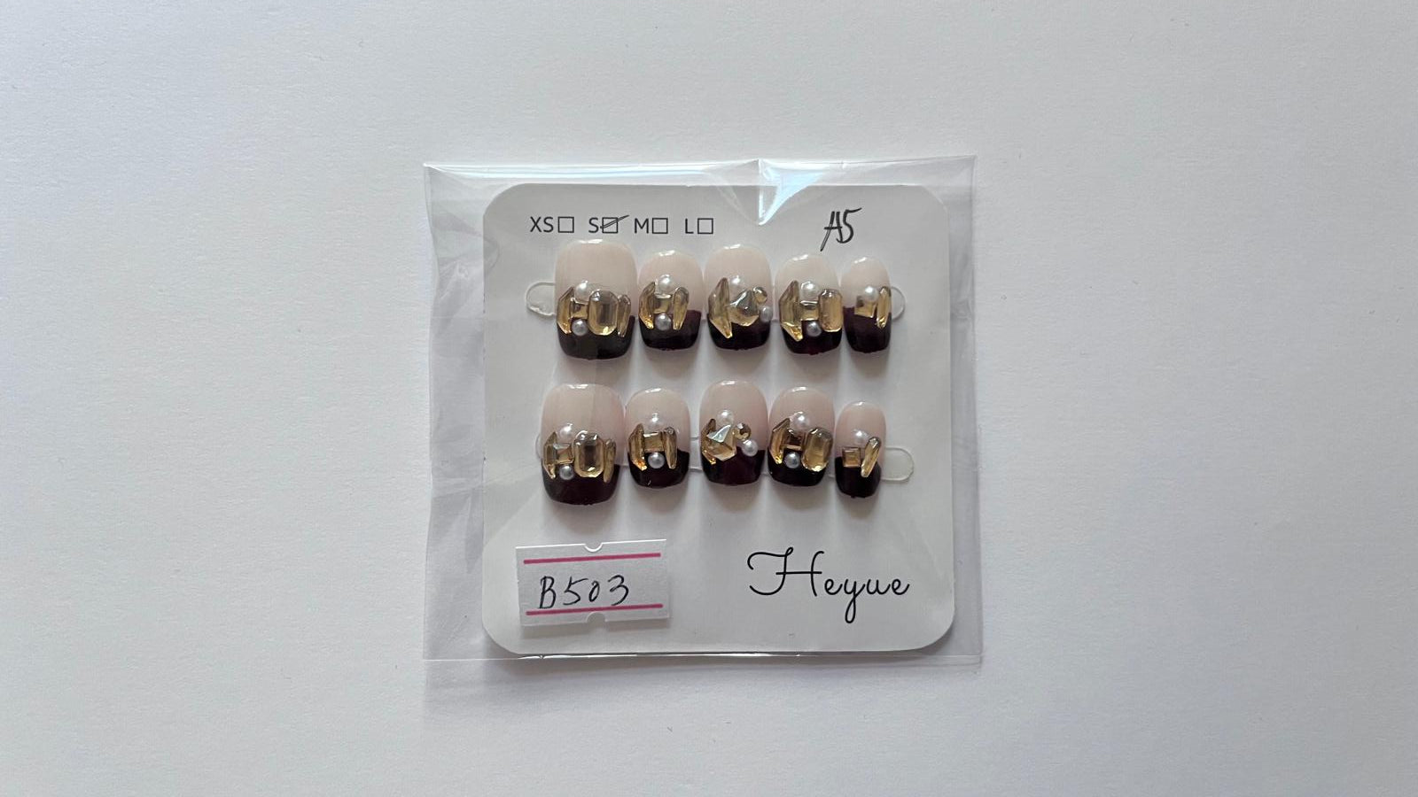 1 set Fake / False Press On Nails B503