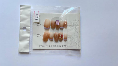 1 set Fake / False Press On Nails B513