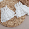 1 pair / Off White / Fake Cotton Sleeve Cuffs, False Wrist Cuffs, Removable Wrist Cuffs  SC526(K)