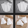 B635(K) 40cm, 45cm / Pure White Fake Collar, False Collar, Removable Collar