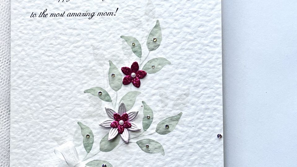 Luxury Personalised Handmade Birthday Card with Envelope C652