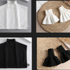 B662 / Removable Knit Fake Collar, False Collar, Removable Collar, Fake Sleeve Cuffs, False Wrist Cuffs, Removable Wrist Cuffs