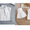 B663 / Pure White Fake Collar, False Collar, Removable Collar, Fake Sleeve Cuffs, False Wrist Cuffs, Removable Wrist Cuffs