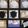 B675 / Cotton Fake Collar, Wrist Cuffs, False Collar, Removable Collar