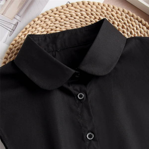 Black Fake Collar, False Collar, Removable Collar    B678(K)