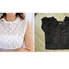 B683 / Off White, Black / Fake Collar