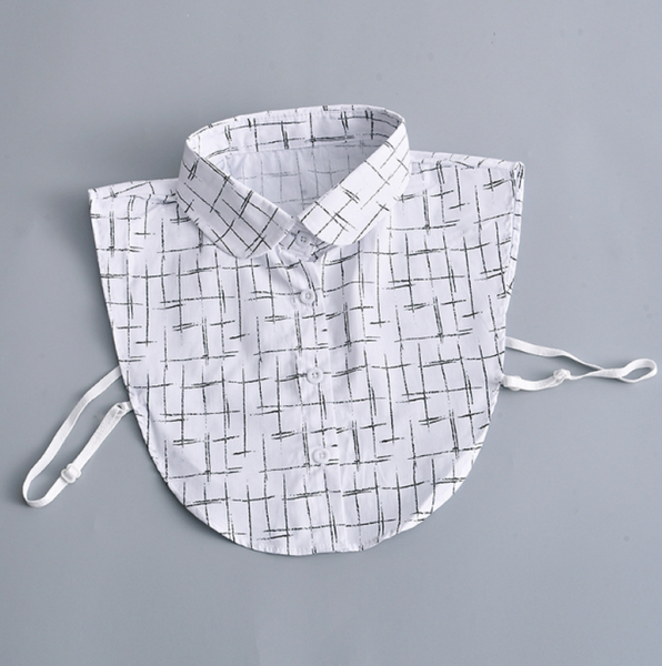 Pure White Fake Collar, False Collar, Removable Collar   B685(K)