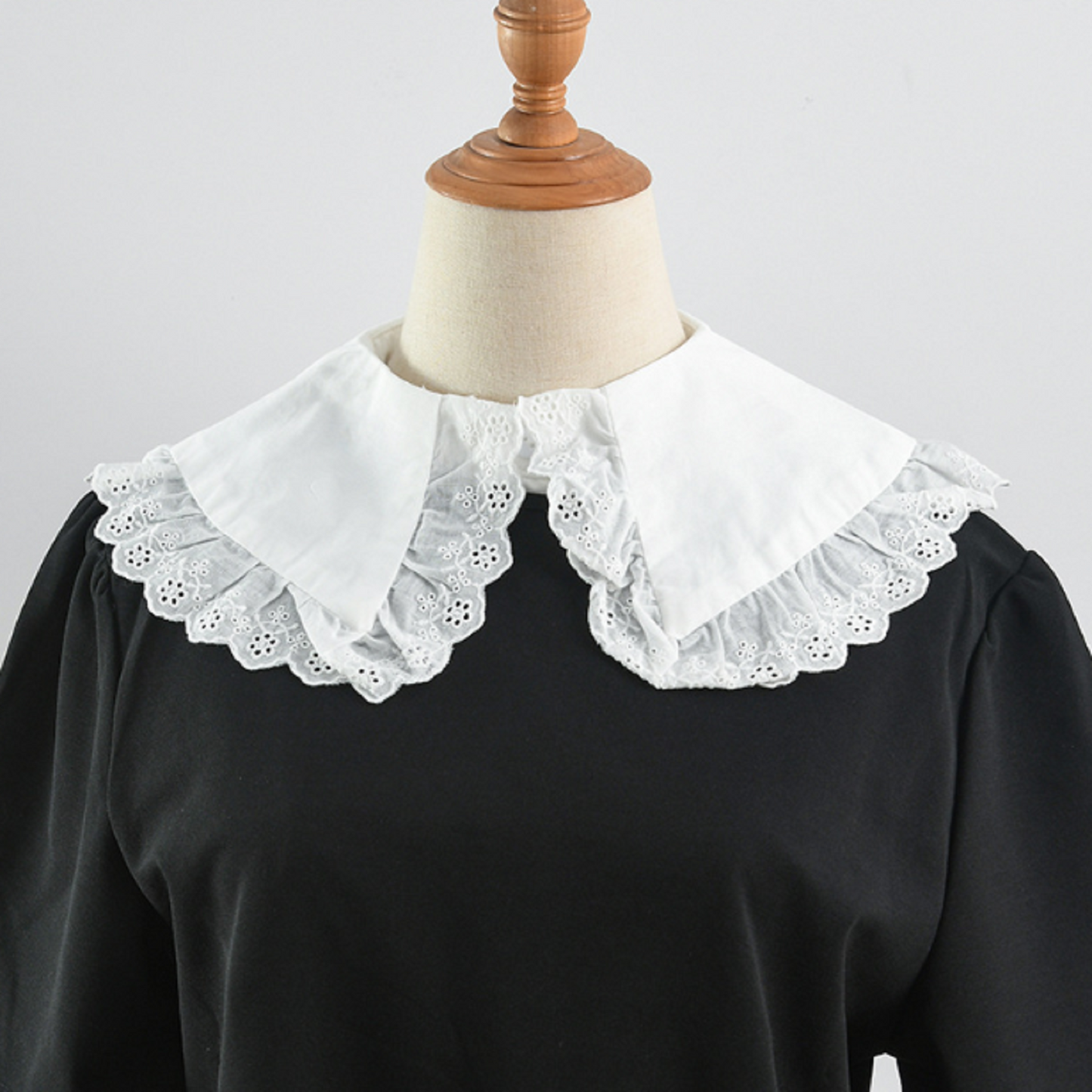 B693 / Off White / Detachable Collar, False Collar, Removable Collar
