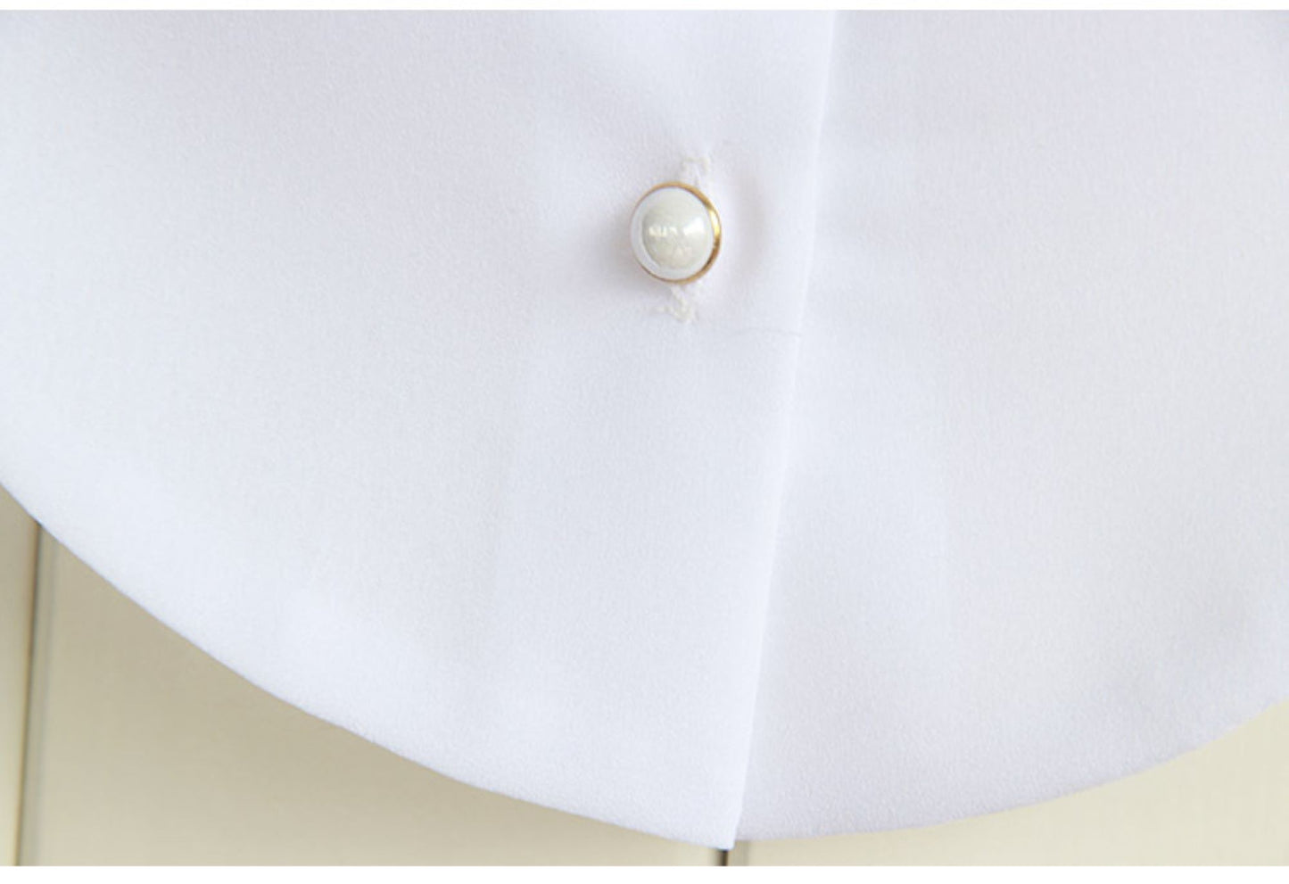 Off White, Black / Fake Collar, False Collar, Removable Collar  B69(E)