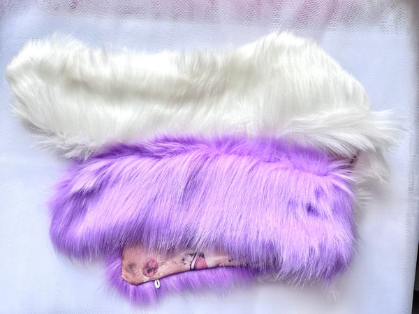 55cm / Faux Fur Collar Scarf, False Collar, Removable Collar  B702(B)