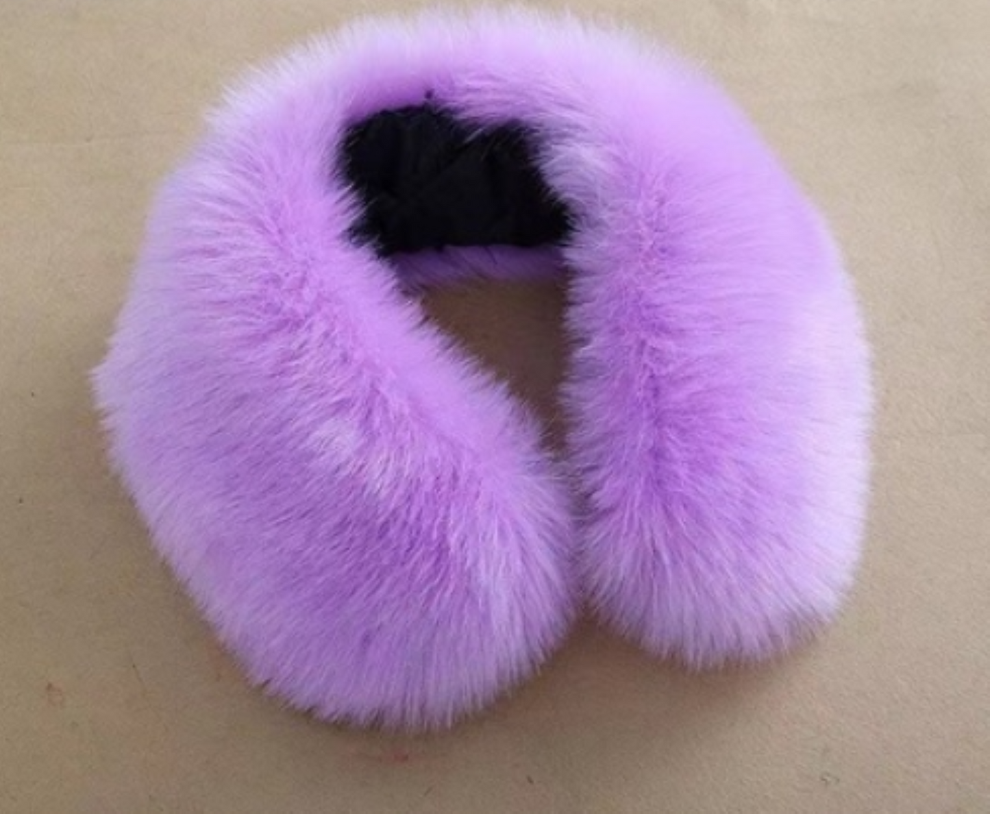 55cm / Faux Fur Collar Scarf, False Collar, Removable Collar  B702(S)