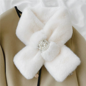 90*13cm / Faux Fur Scarf, False Collar, Removable Collar  B704(F)