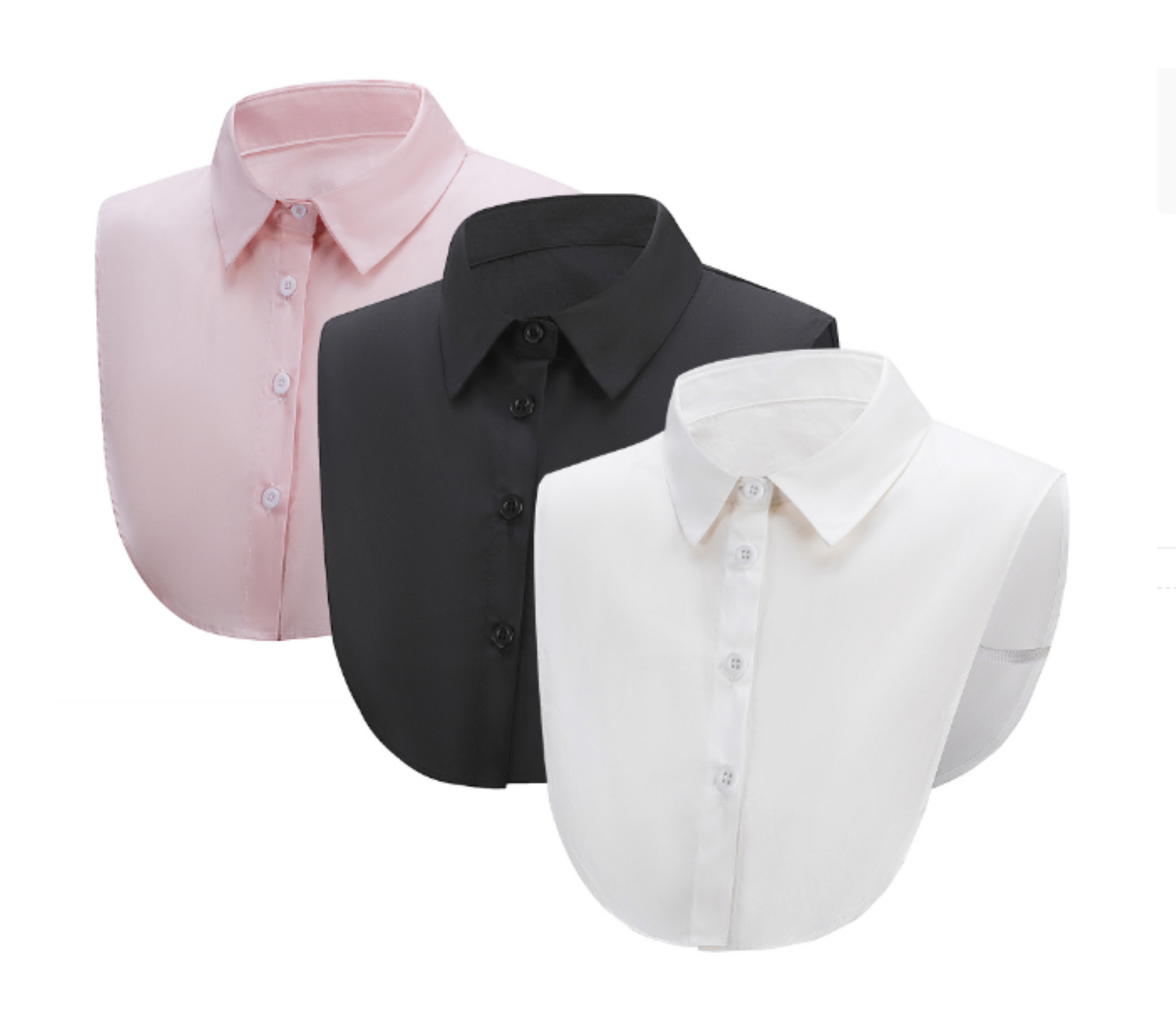 Cotton Fake Collar, False Collar, Removable Collar B550(K)