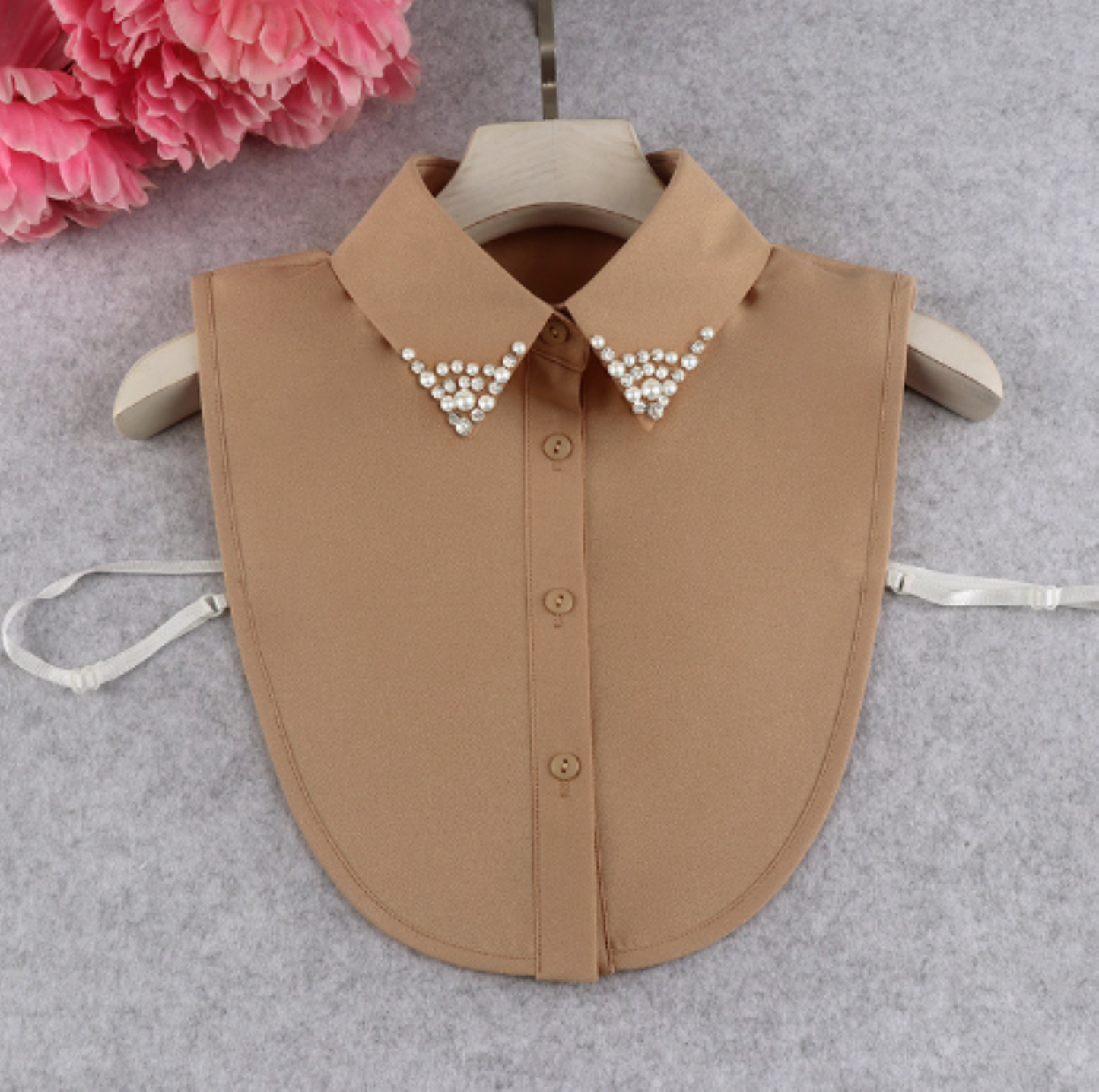 B808 (Point) / Chiffon Point Fake Collar, False Collar, Removable Collar