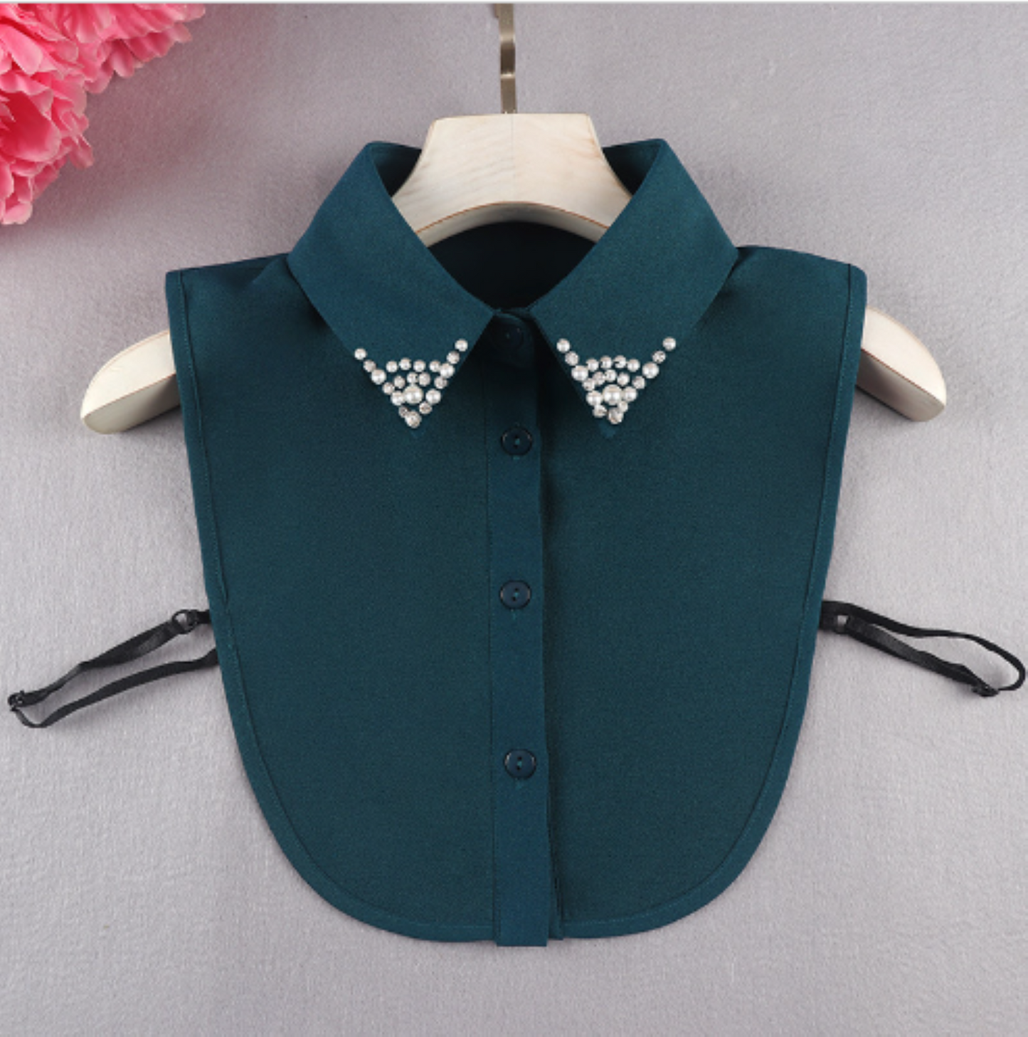 B808 (Point) / Chiffon Point Fake Collar, False Collar, Removable Collar