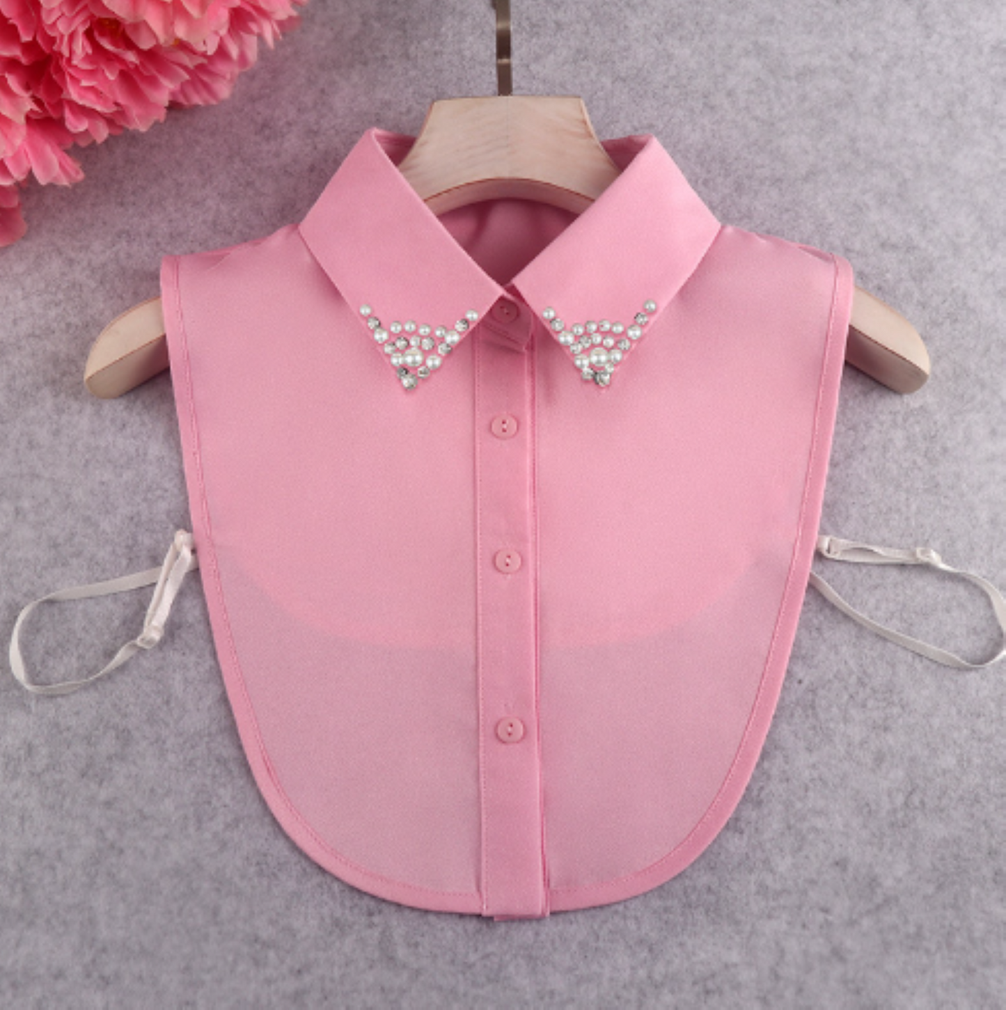 B808 (Point) / Chiffon Point Fake Collar, False Collar, Removable Collar