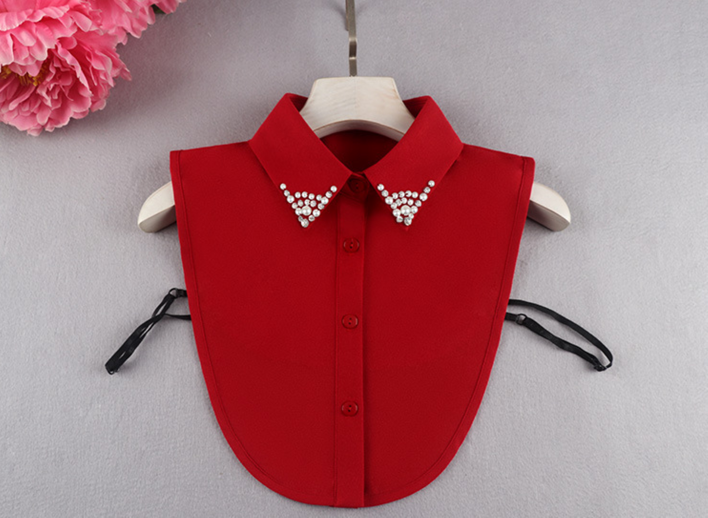 B808 (Point) / Chiffon Point Fake Collar, False Collar, Removable Collar