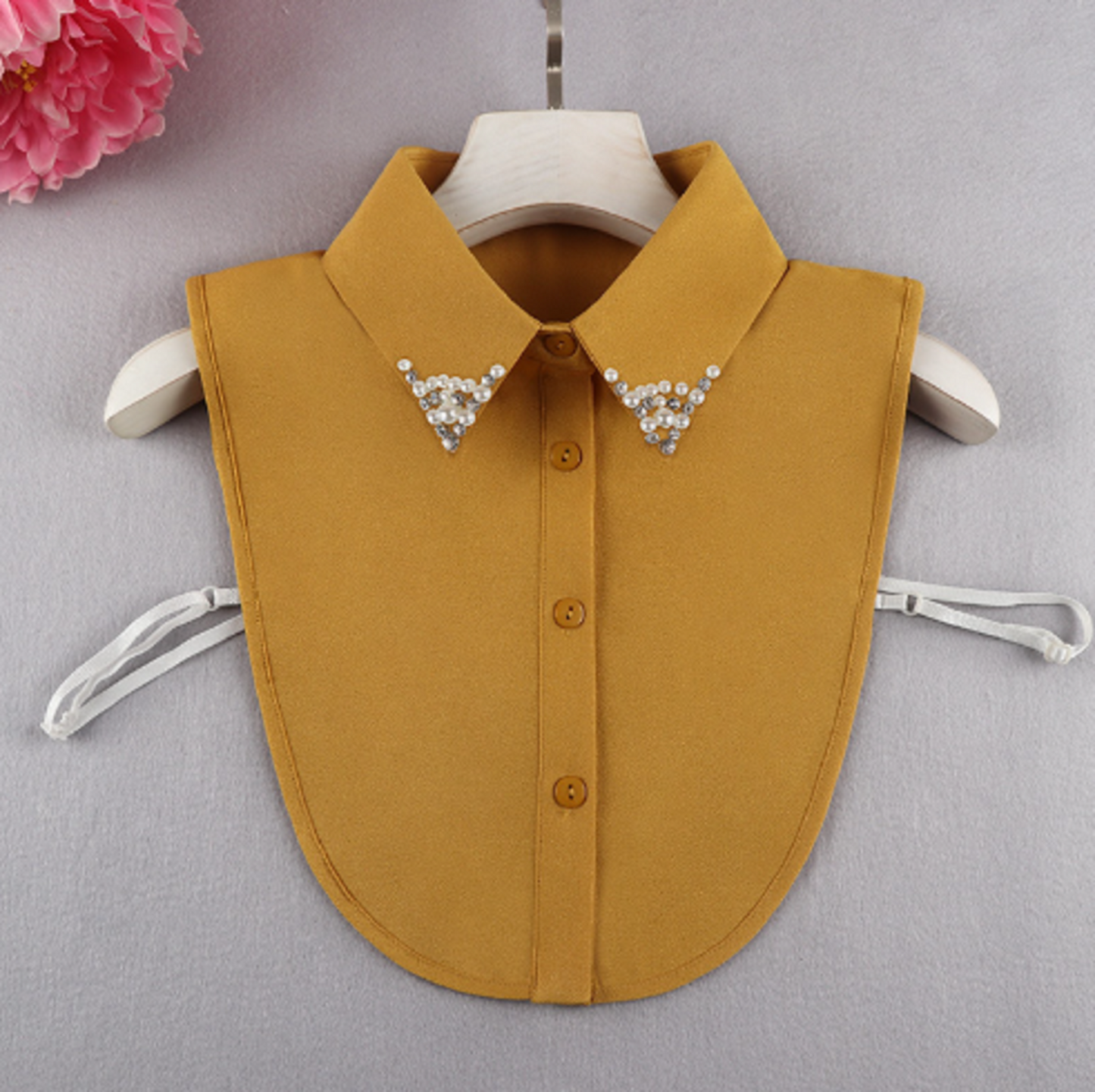 B808 (Point) / Chiffon Point Fake Collar, False Collar, Removable Collar