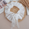 B814(K) white Lace Fake Collar, Fake Sleeve Cuffs, False Collar, Removable Wrist Collar