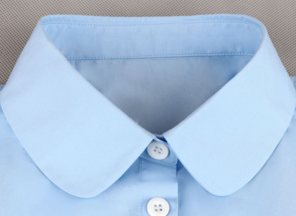 Blue Cotton Fake Collar, False Collar, Removable Collar  B817(E)