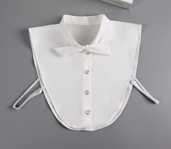 Off White Cotton Detachable Collar, False Collar, Removable Collar  B835(K)