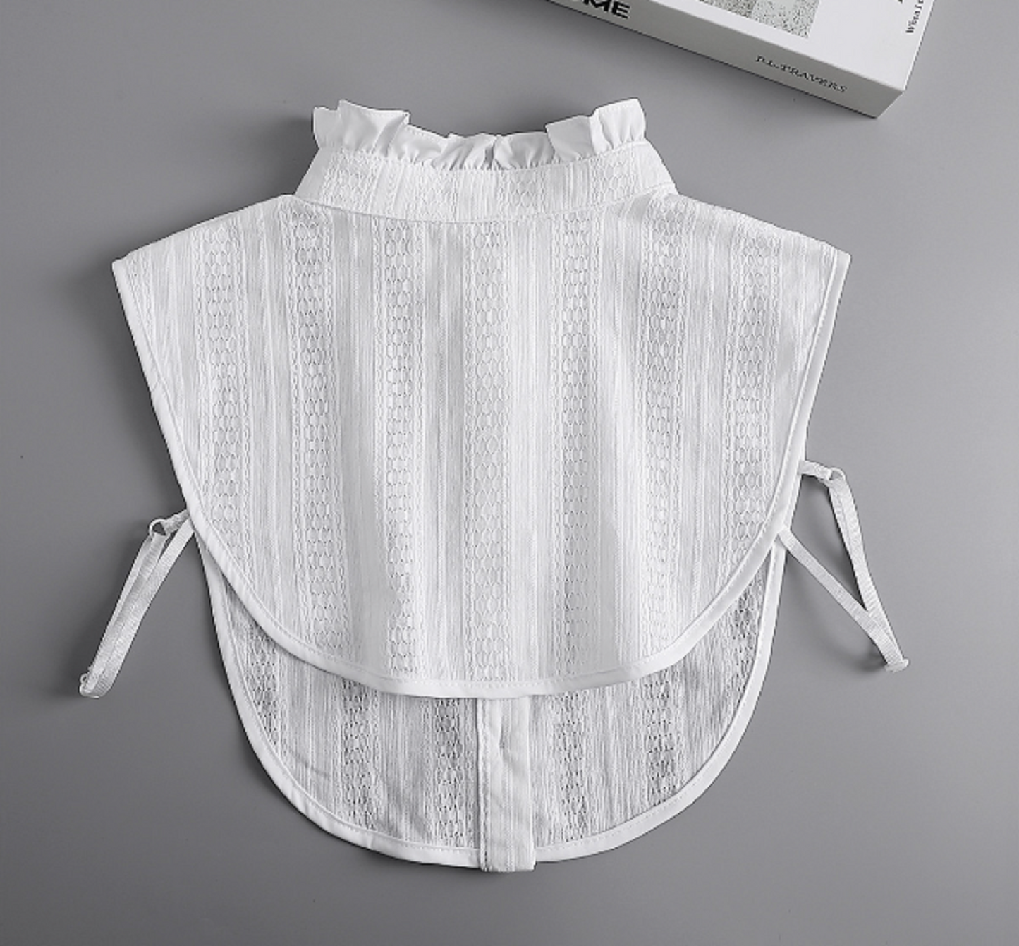 Off White, Black / Fake Collar B838(K)