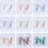 2 pcs / 28 x 22mm / Straight Hole Acrylic Double Bowknots Beads, DIY jewellery making (BB100)