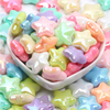 (BB104) / 10 pcs / 22mm / Mixed High Quality Assorted Acrylic Shiny Flower Beads, Flower Spacers For Jewellery Making