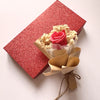Red Dried Flower Bouquet, Birthday Gift Flowers BF020