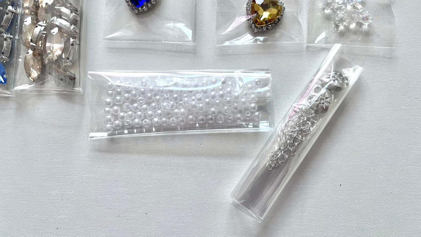 2 sets / DIY Bracelet Kit for Beginner, Crystal  Bracelet Kits, Jewellery Making (DIY - BK001)