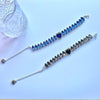 (BR301)  Handmade Luxury Sparkly Eye Horse Rhinestone Prom Bracelet / Customized Blue, Black Bridal Cuff