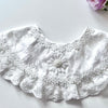 (BW006) Off White / Baby Bib, Baby False Collar, Removable Collar