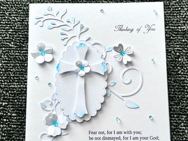 Handmade Personalised Sympathy Card, Thinking of you card, Condolence Card C007