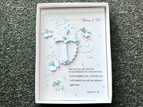 Handmade Personalised Sympathy Card, Thinking of you card, Condolence Card C007