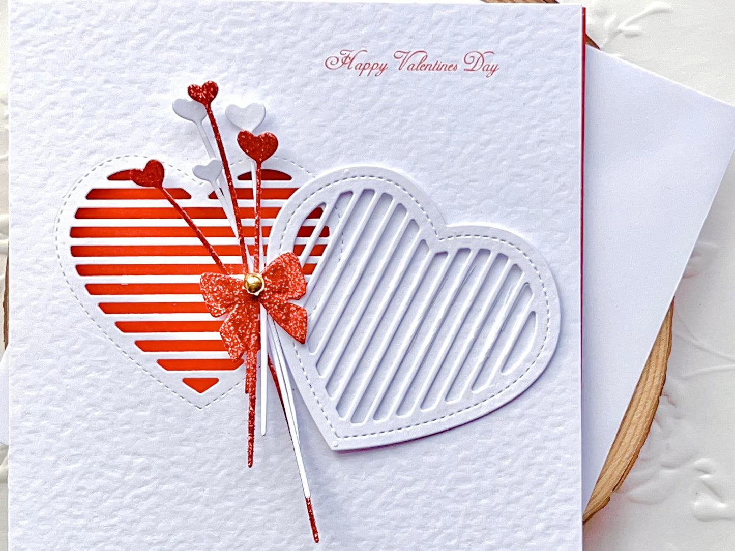 Luxury Personalised Handmade Valentines Day Card with Envelope C014