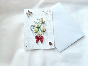 Luxury Personalised Handmade Birthday Card with Envelope C018