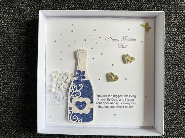 Luxury Personalised Handmade Card C020