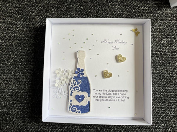 Luxury Personalised Handmade Card C020