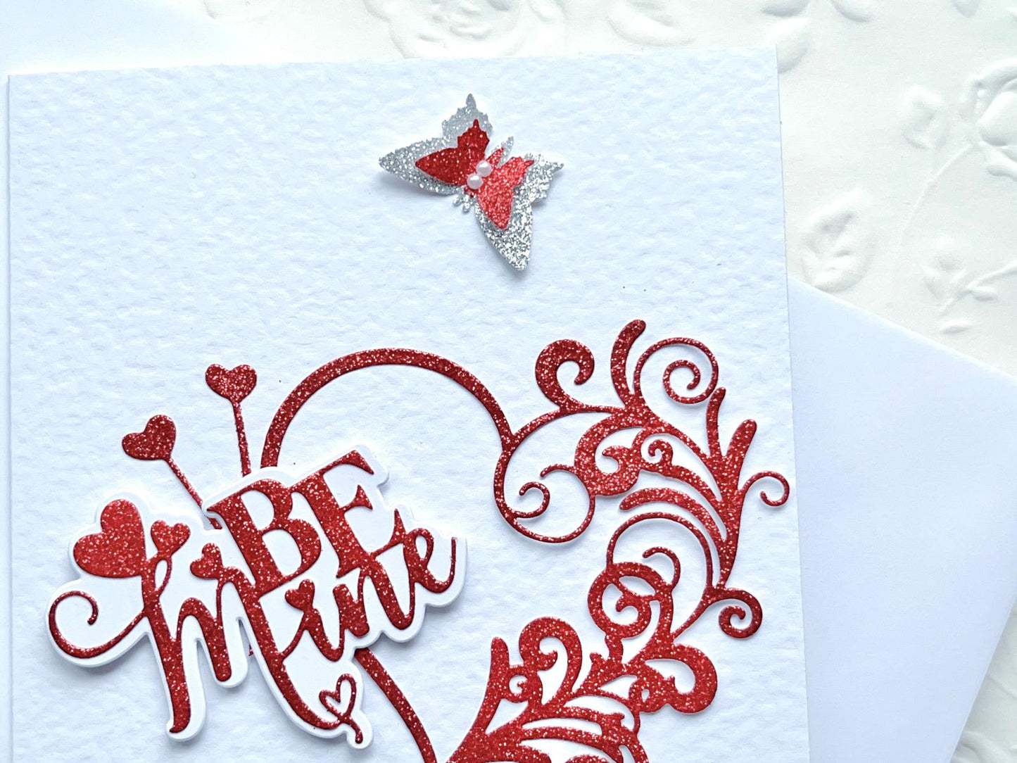 Luxury Personalised Handmade Valentines Day Card with Envelope C021