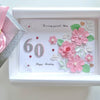 Luxury Handmade Personalised Floral Birthday Card, Bride and Groom C027